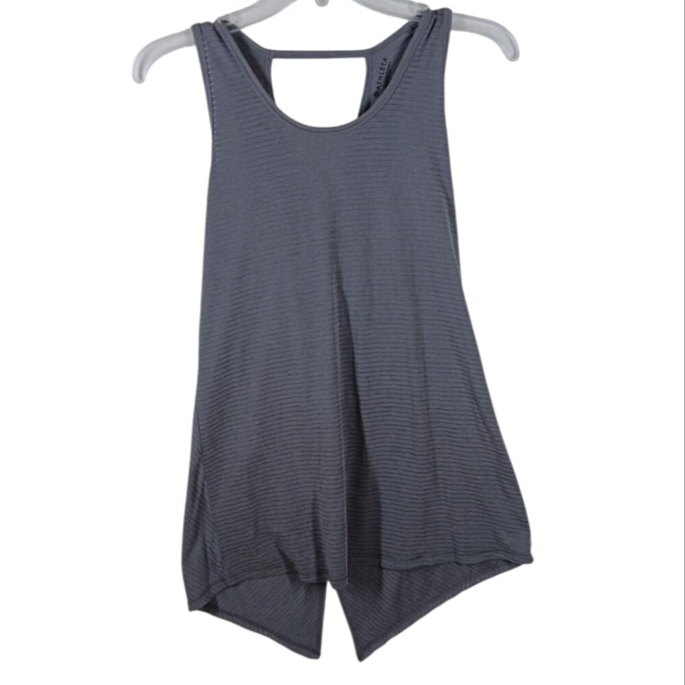 Athleta Flyaway Back Tank Top Gray size Small Tall